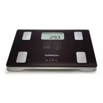 Весы напольные Omron BF-214, диагностические, до 150 кг, 4хААА, стекло, чёрные