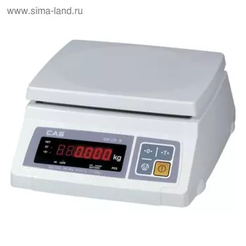 Весы порционные CAS SW-II-30, с АКБ
