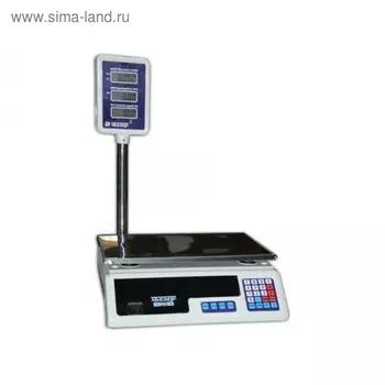 Весы торговые электронные МИДЛ МТ 15 МГЖА (2/5; 230340) «Базар»