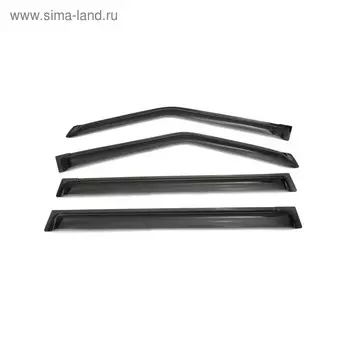 Ветровики, 4 двери, Nissan PATROL 2010-16, / INFINITI QX56 2010-13 / INFINITI QX80 2013-