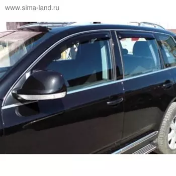Ветровики, 4 двери, Volkswagen Touareg 2007-2010
