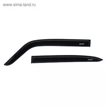 Ветровики Azard Волга, накладные, скотч, 4 шт