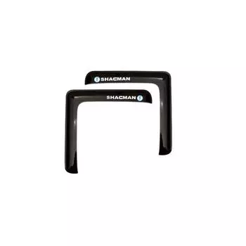 Ветровики на SHAANXI-SHACMAN 2013-, накладной, скотч 3М, дымчатый, набор 2 шт