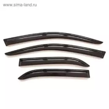 Ветровики SKYWAY, Mercedes-Benz E-Class (W210), седан, 1995-2002, комплект 4шт, VMr001