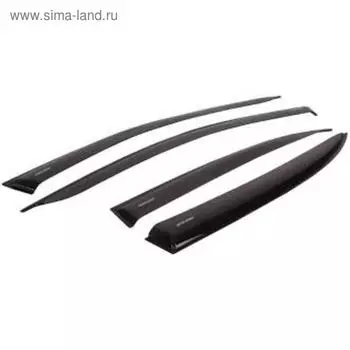 Ветровики Voron Glass Kia Rio 2017, седан,