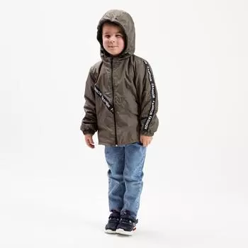 Ветровка детская, цвет хаки, рост 128-134 см