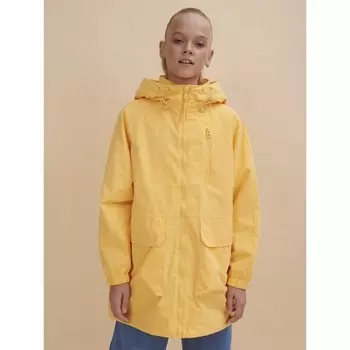 Ветровка для девочек, рост 128 см, цвет жёлтый