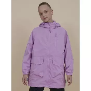 Ветровка для девочек, рост 128 см, цвет розовый