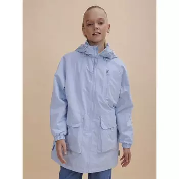 Ветровка для девочек, рост 134 см, цвет голубой
