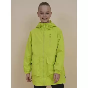 Ветровка для девочек, рост 98 см, цвет лаймовый
