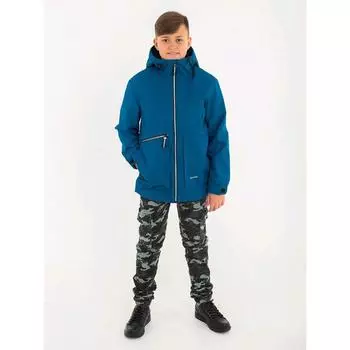 Ветровка для мальчиков «Алекс», рост 158 см, цвет синий