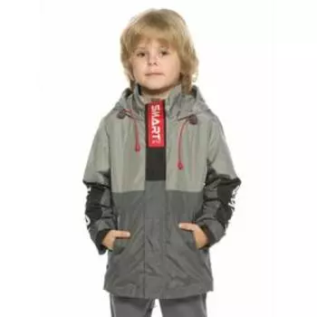 Ветровка для мальчиков, рост 92 см, цвет серый