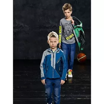 Ветровка для мальчиков, рост 98 см, цвет синий