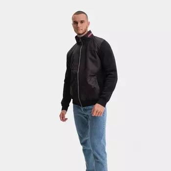 Ветровка мужская, цвет чёрный, размер S