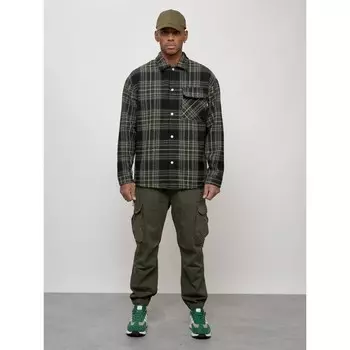 Ветровка мужская, размер 54, цвет зелёный