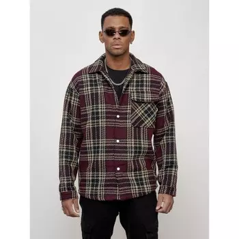 Ветровка мужская, размер 56, цвет бордовый