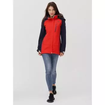 Ветровка женская, размер 42, цвет красный