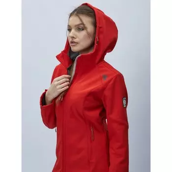 Ветровка женская, размер 42, цвет красный