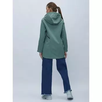 Ветровка женская, размер 42, цвет зелёный