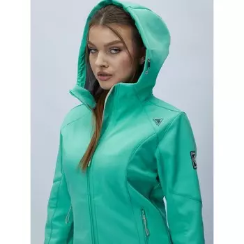 Ветровка женская, размер 42, цвет зелёный