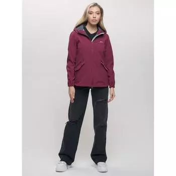 Ветровка женская, размер 48, цвет бордовый
