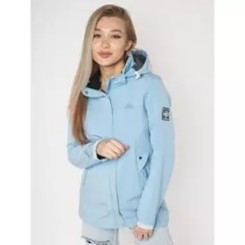 Ветровка женская, размер 50, цвет голубой