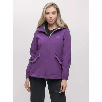 Ветровка женская, размер 54, цвет фиолетовый