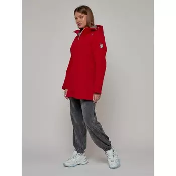 Ветровка женская, размер 54, цвет красный