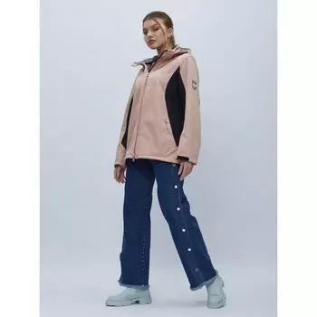 Ветровка женская, размер 56, цвет розовый