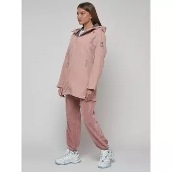 Ветровка женская, размер 58, цвет розовый