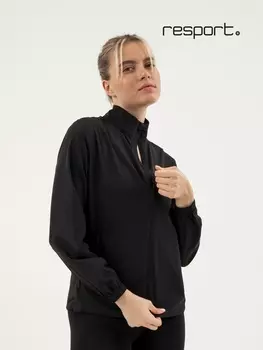 Ветровка женская Resport, р. 48, цвет чёрный, спортивная