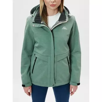 Ветровка женская softshell бирюзового цвета, размер 42