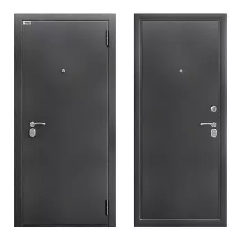 Входная дверь «Берлога. СБ-90П», 8702050 мм, правая, цвет антик серебро