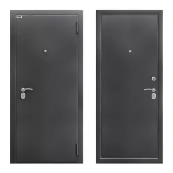 Входная дверь «Берлога. СБ-90П», 9702050 мм, правая, цвет антик серебро