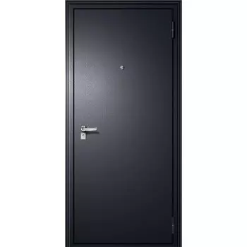 Входная дверь GOOD LITE 2, 9602050 мм, правая, цвет антик серебро / ясень белый