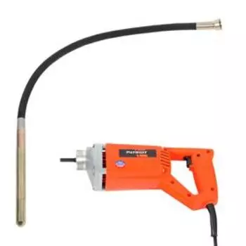 Вибратор для бетона глубинный PATRIOT CV100, 1000 Вт, 13000 виб/мин, булава 450х35 мм