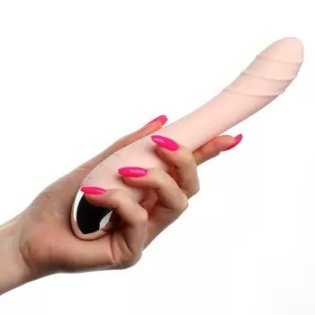 Вибратор массажный, 10 режимов, 223 см, USB, розовый