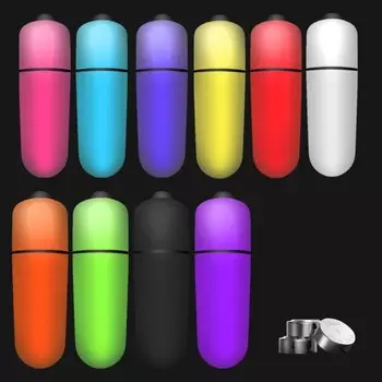 Вибратор вибропуля, универсальный, ABS-пластик, софт-силикон, 1 режим, 6 см, МИКС