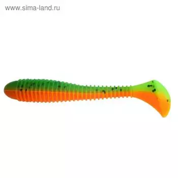 Виброхвост Helios Catcher Pepper Green & Orange, 7 см, 7 шт. (HS-1-018)