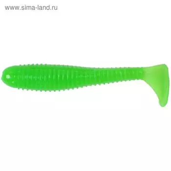 Виброхвост Helios Catcher Electric green, 9 см, 5 шт. (HS-2-007)