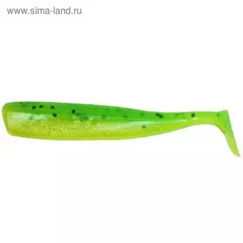 Виброхвост Helios Chebak Green Lime, 8 см, 7 шт. (HS-3-010)