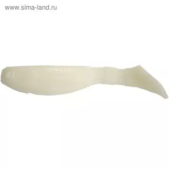 Виброхвост Helios Chubby White, 9 см, 5 шт. (HS-4-001)