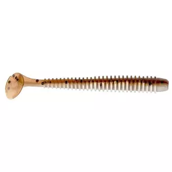 Виброхвост Helios Liny Catcher Rusty & White, 6 см, 12 шт. (HS-5-005)