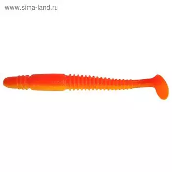 Виброхвост Helios Minoga Orange & Yellow, 9.5 см, 5 шт. (HS-17-015)