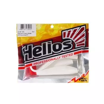 Виброхвост Helios Zander 10.2см White HS-36/1-003 (Набор 5шт)