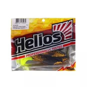 Виброхвост Helios Zander Black Sparkles LT, 10.2 см, 5 шт. (HS-36-033)