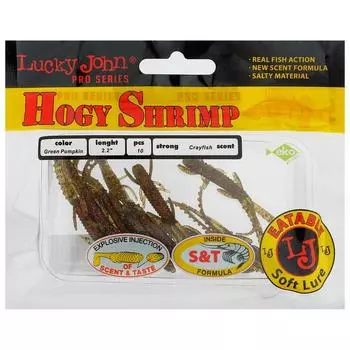 Виброхвост LJ Pro Series HOGY SHRIMP съедобный, 5.6 см, 10 шт., цвет PA03