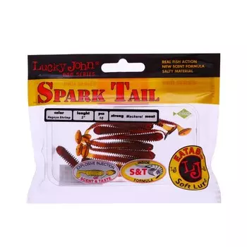 Виброхвост LJ pro series spark tail съедобный, 5 см, 10 шт., цвет 085
