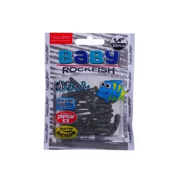 Виброхвост Lucky John Pro S Baby Rockfish, 3.5 см, 140149-F08, 20 шт.