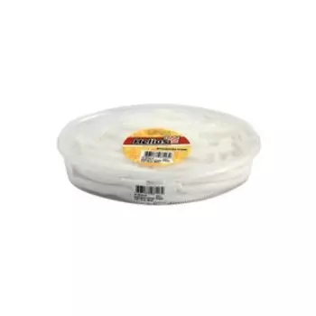 Виброхвост несъедоб. Helios Shaggy 5,12/13 см White 50шт. (HS-18-001-N)